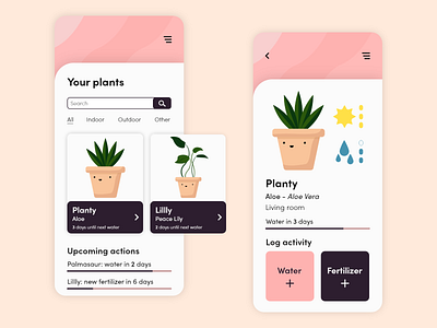 Lïf - plant care mobile app concept