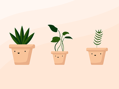 Plant illustrations adobe illustrator adobe xd illustration plants vector