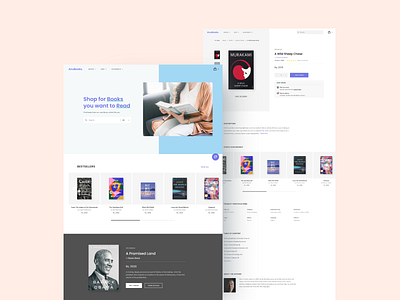 Anu Books web design