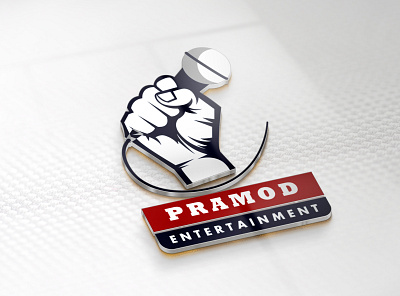 Pramod entertainment Logo logo logo design logo design branding logodesign logos logotype vector vector illustration vector logo