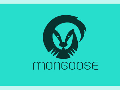 mongoose logo design logo