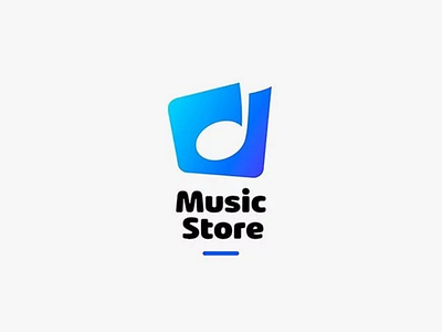 Music Store logo music store logo ui ux