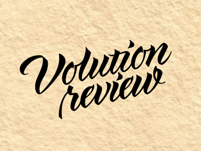 Volution Review calligraphy calligraphy and lettering artist calligraphy artist calligraphy logo et lettering evgeny tkhorzhevsky font hand lettering logo lettering artist lettering logo logo type