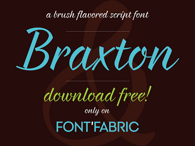 Braxton free font