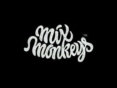 Mix Monkeys calligraphy calligraphy and lettering artist calligraphy artist calligraphy logo et lettering evgeny tkhorzhevsky font hand lettering logo lettering artist lettering logo logo type