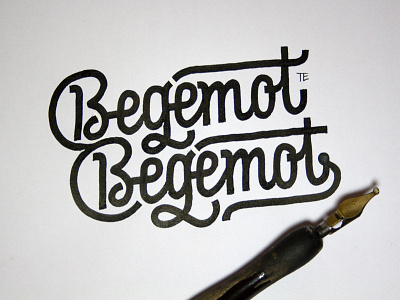 BegemotBegemot Calligraphy Logo