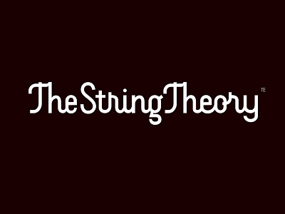 The String Theory Calligraphy logo calligraphy calligraphy and lettering artist calligraphy artist calligraphy logo et lettering evgeny tkhorzhevsky font hand lettering logo lettering artist lettering logo logo type