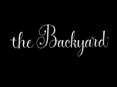 Backyard2 calligraphy calligraphy and lettering artist calligraphy artist calligraphy logo et lettering evgeny tkhorzhevsky font hand lettering logo lettering artist lettering logo logo type