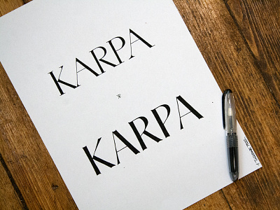 Karpa Selector calligraphy calligraphy and lettering artist calligraphy artist calligraphy logo et lettering evgeny tkhorzhevsky font hand lettering logo lettering artist lettering logo logo type