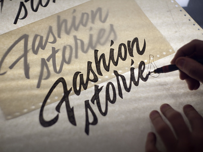 Fashion Stories calligraphy calligraphy and lettering artist calligraphy artist calligraphy logo et lettering evgeny tkhorzhevsky font hand lettering logo lettering artist lettering logo logo type