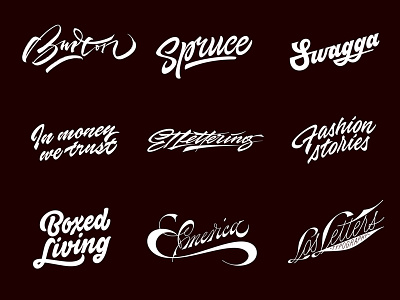 Winter 33 New Logos calligraphy calligraphy and lettering artist calligraphy artist calligraphy logo et lettering evgeny tkhorzhevsky font hand lettering logo lettering artist lettering logo logo type