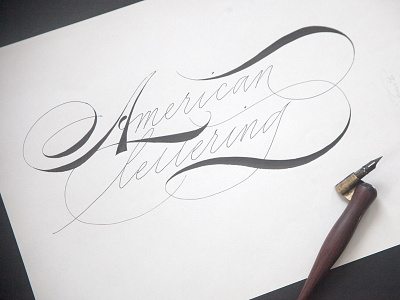 American Lettering calligraphy calligraphy and lettering artist calligraphy artist calligraphy logo et lettering evgeny tkhorzhevsky font hand lettering logo lettering artist lettering logo logo type