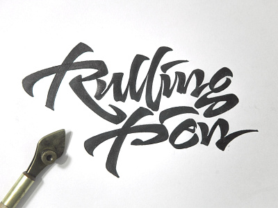 Rulling Pen calligraphy calligraphy and lettering artist calligraphy artist calligraphy logo et lettering evgeny tkhorzhevsky font hand lettering logo lettering artist lettering logo logo type