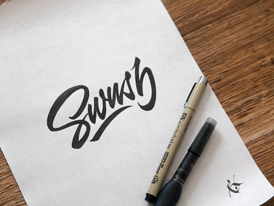 Swush Duo calligraphy calligraphy and lettering artist calligraphy artist calligraphy logo et lettering evgeny tkhorzhevsky font hand lettering logo lettering artist lettering logo logo type