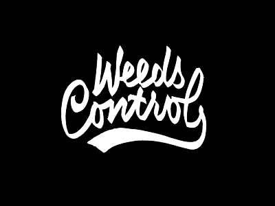 Weeds Control calligraphy calligraphy and lettering artist calligraphy artist calligraphy logo et lettering evgeny tkhorzhevsky font hand lettering logo lettering artist lettering logo logo type