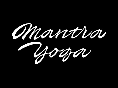 Mantra Yoga calligraphy calligraphy and lettering artist calligraphy artist calligraphy logo et lettering evgeny tkhorzhevsky font hand lettering logo lettering artist lettering logo logo type