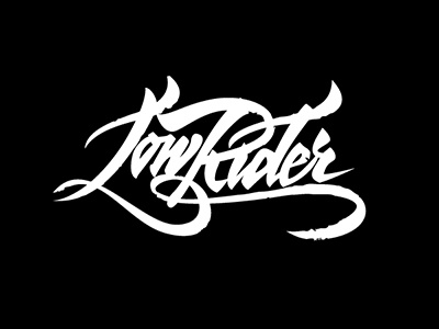 Low Rider calligraphy calligraphy and lettering artist calligraphy artist calligraphy logo et lettering evgeny tkhorzhevsky font hand lettering logo lettering artist lettering logo logo type