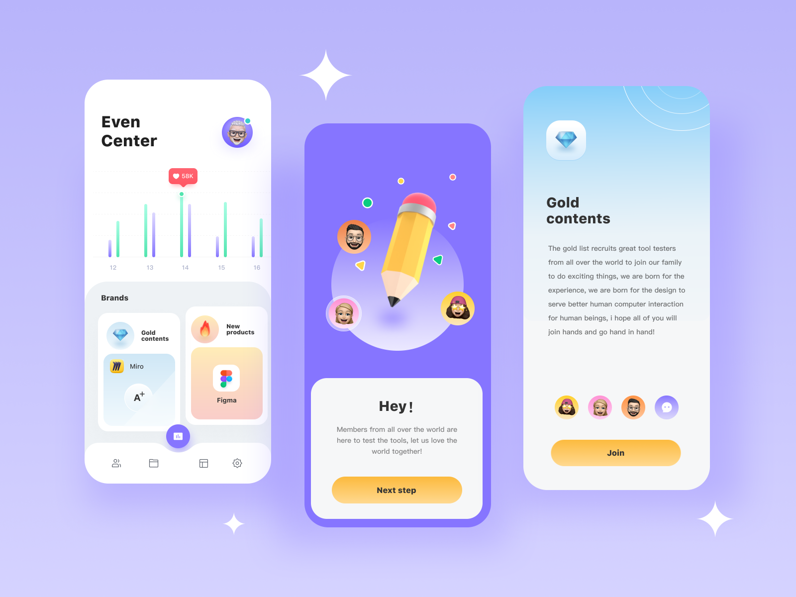 Software evaluation platform App by tron for RaDesign on Dribbble