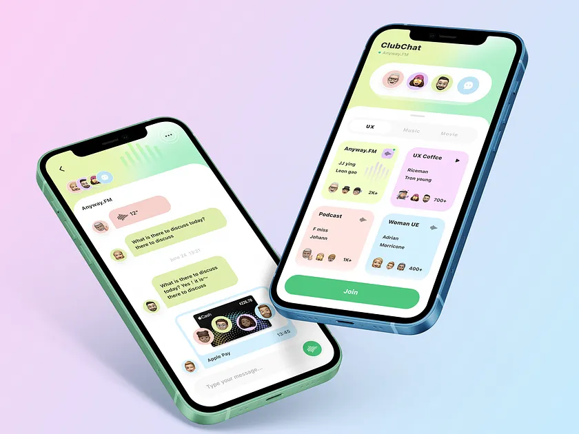 Message UI designs, themes, templates and downloadable graphic elements ...