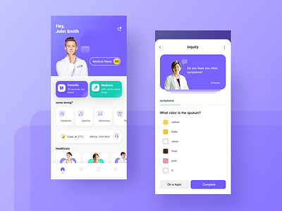 Medical app designed for clients in Hong Kong doctor health medical ui uidesign
