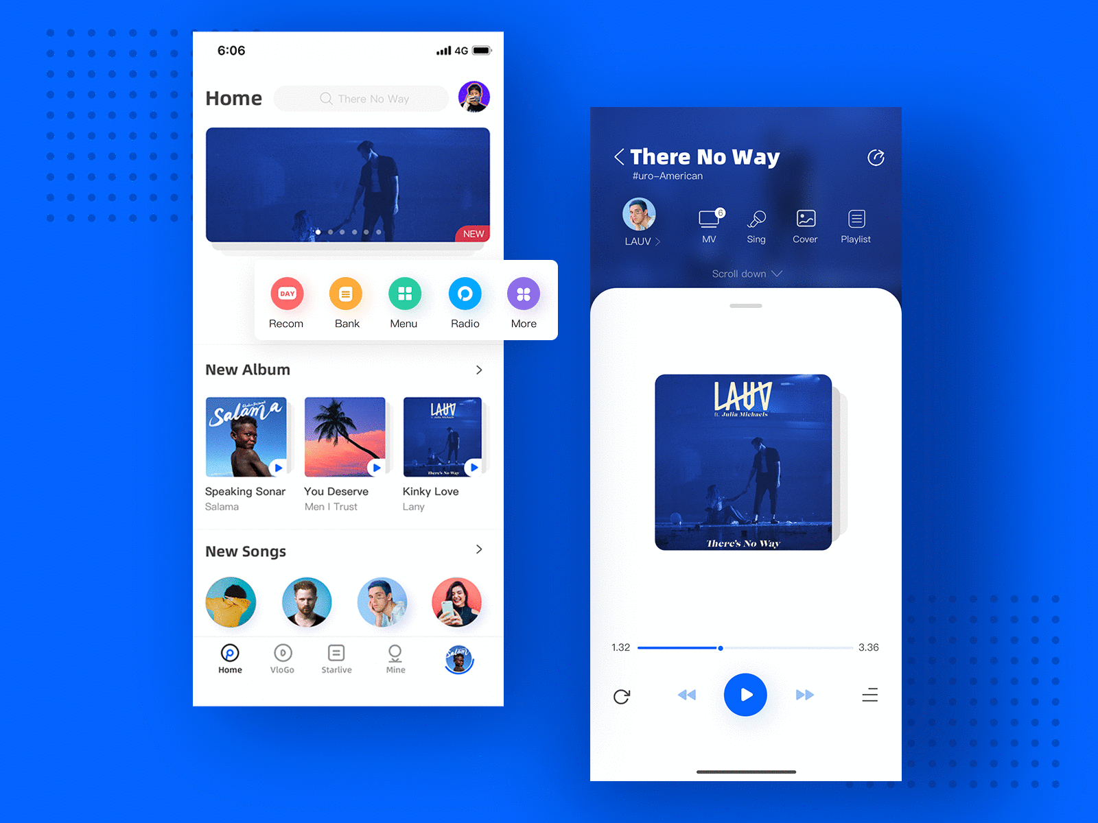 Music App Redesign music art ui 设计