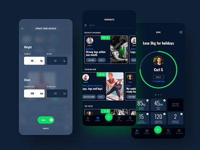 Fitness Social UI