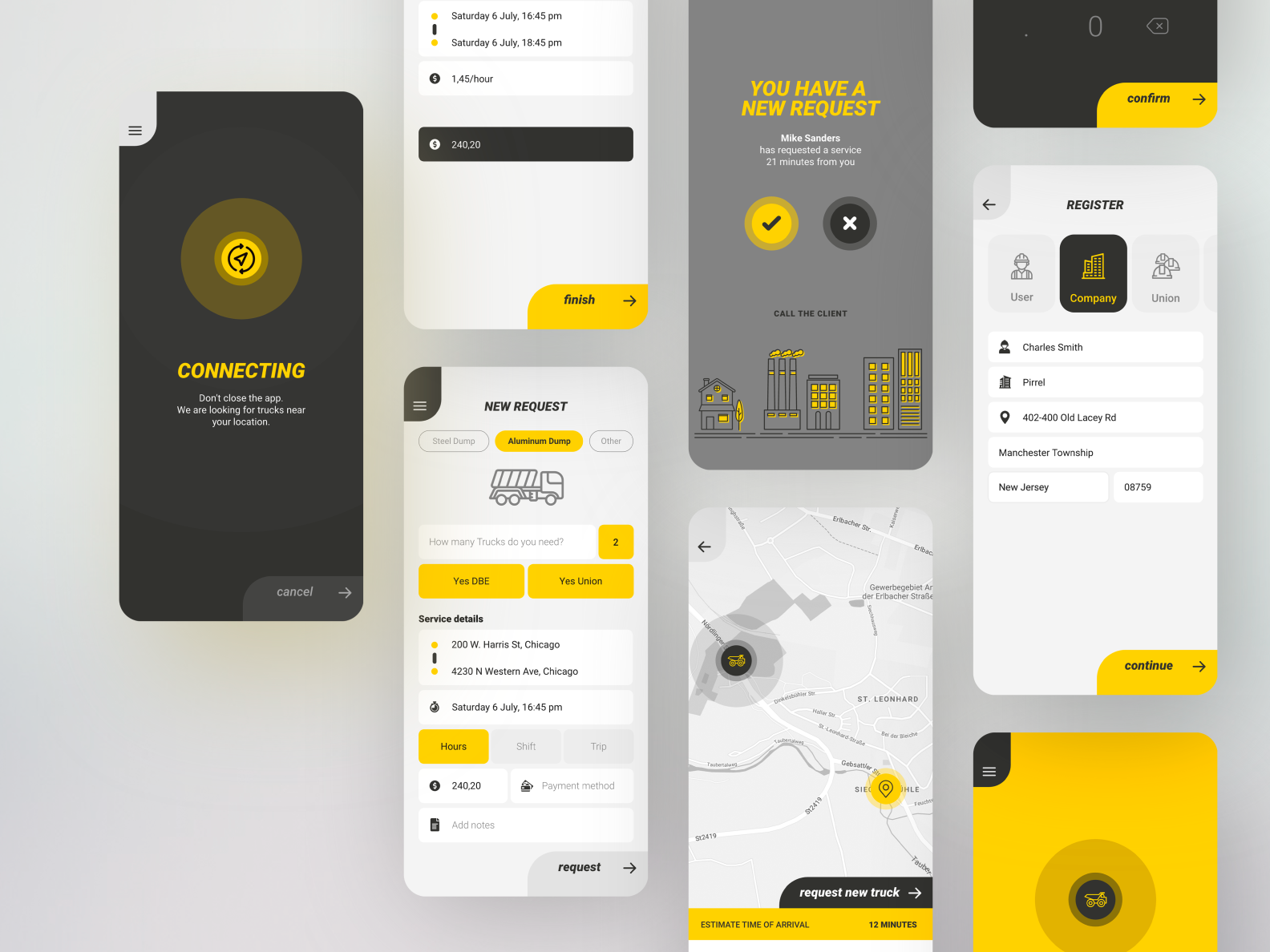 Transport App by Paula Martins on Dribbble