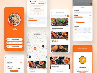 Foody App app delivery design designer food app inspiration interface design menu mobile app restaurant app track order ui design ui ux