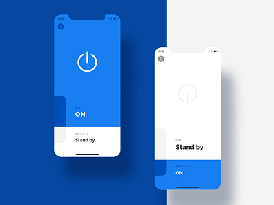 Minimal Switch app blue clean design inspiration interface design minimal mobile mobile app switcher ui ui design ui ux ux design