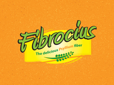 Fibrocius fiber logo design natural