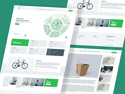 Delivery Homepage delivery design ui ux webdesign