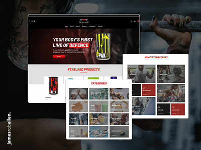 Training Fuels eCommerce Website design ecommerce exercise sport ui web web design web development website woocommerce wordpress