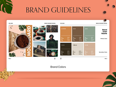 COLLEGE PROJECT : BRAND CREATION | BRAND GUIDELINES assignment branding calm coffee college design drawing graphic design guidelines illustration inspirations interactions logo minimal mood photoshop product project ui xd
