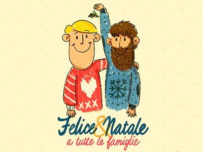 Merry Xmas to ALL family :) characters christmas couple family man merry natale xmas