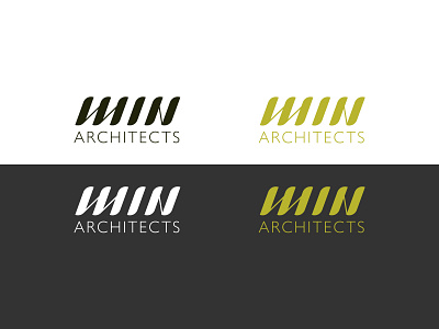 Win Architects logo versions