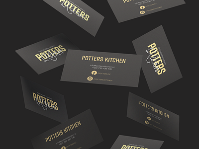 Potters Kitchen - Business Cards