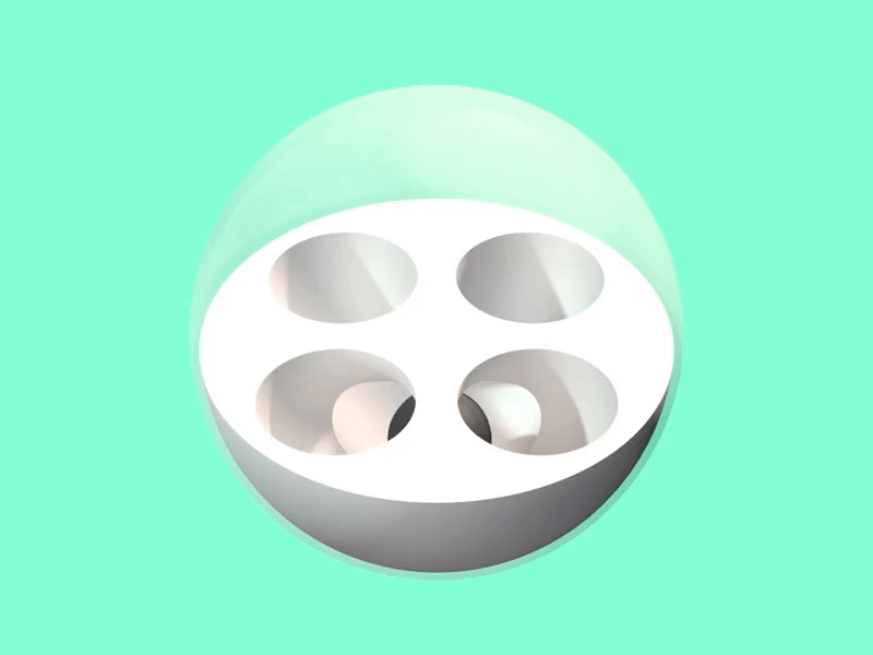 Ball Bowl / Midnight Loop 3d cinema4d design geometry graphicdesign hypnotic loop motiondesign rendering shapes video