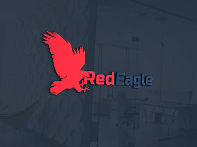 Red Eagle adobe photoshop logo real estate logo