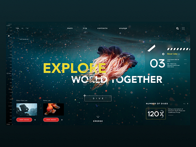 Design of Diving Website