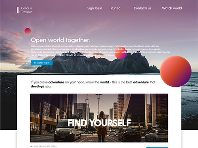 Travel Website Design