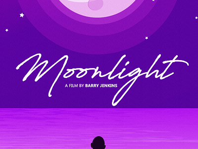 Moonlight graphic design moonlight movie poster