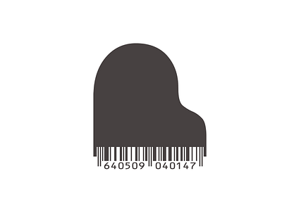 Barcode design barcode design piano barcode