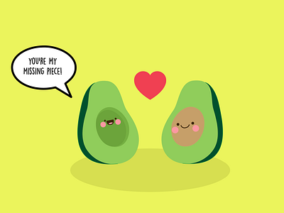 Perfect match avocado love missing piece perfect match soul mates