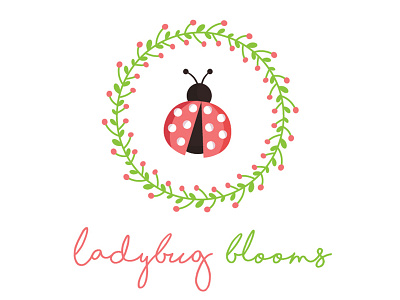 Ladybug flowers ladybug ladybug blooms logo