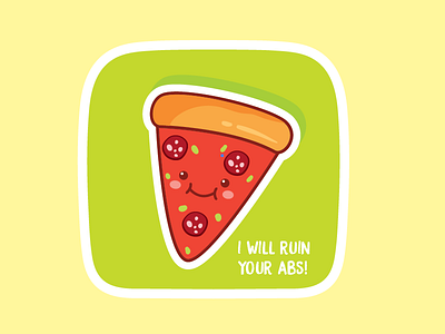 Naughty pizza sticker abs naughty pizza pizza sticker mule vinnys pizza playoff