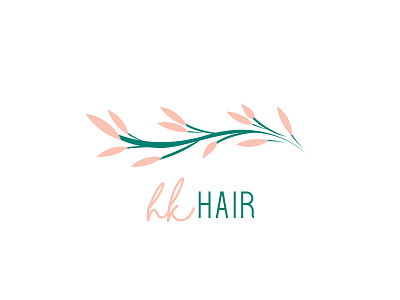 Hair studio logo II flowers hair studio logo