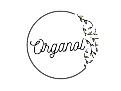 Organol logo logo logo design organic