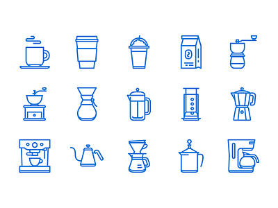 Coffee Icons - Updated II