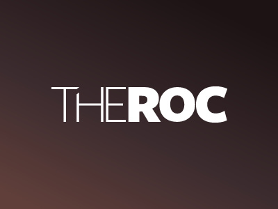 The ROC Typography Play branding design identity logo typography