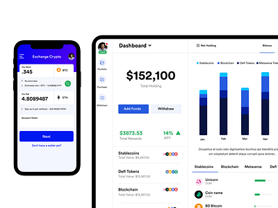 Exchange and Analytics Crypto Plateform